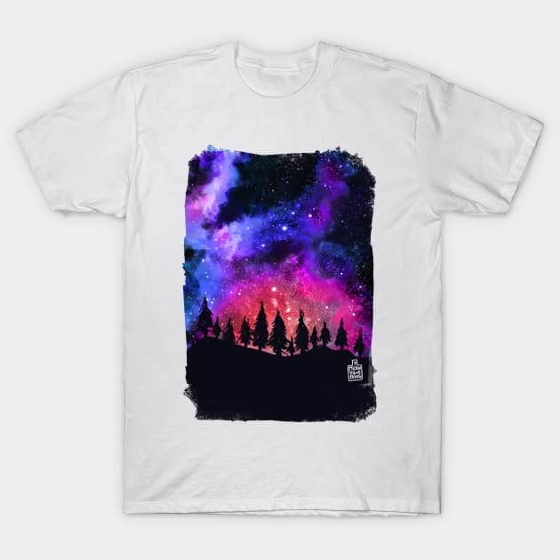 Galaxy Art T-Shirt by MiltonVilasB